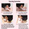 VitaCool Disposable Ear Piercing Kit Ear Cartilage Piercing Gun Kit with Silver Round CZ Studs Easy and Safe Self for Own Use at Home(Silver Round CZ Pattern 432mm) view 2