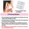 VitaCool Disposable Ear Piercing Kit Ear Cartilage Piercing Gun Kit with Silver Round CZ Studs Easy and Safe Self for Own Use at Home(Silver Round CZ Pattern 432mm) view 3