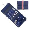 12-16 Pcs/Set Stainless Steel Nail Clippers Set Nail Cutter Set with Folding Bag Manicure Kits for Travel and Home Use view 1