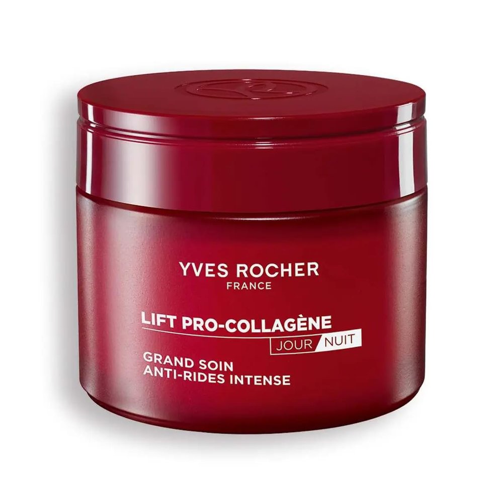 Yves Rocher Lift Pro-Collagene Anti-wrinkle Night Cream Face Neck Dcollet 75 ml./2.5 fl.oz.