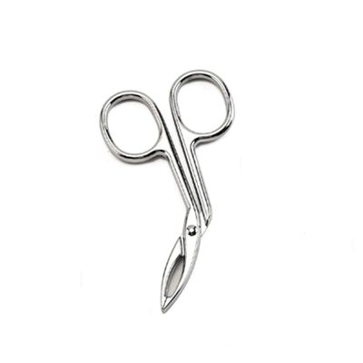 Eyebrow Grooming Beauty Tool  Trimmer Practical Eyebrow Tweezers Face Hair Removal Make Up Durable Metal Makeup Nose Hair Remover Gold(Silver)