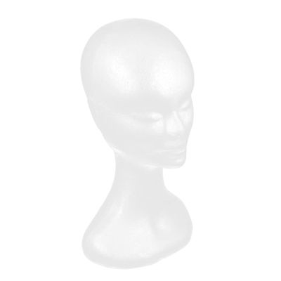 BELLIFFY Mannequin Display Stand for Wigs Hats and Scarves Lightweight White Female Model for and Cosmetology for Salon and Retail Use