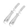 PLAFOPE 2pcs Hair Remover Tool Stainless Steel Pig Hair Scraper Carpet Scraper Shaver view 1