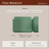 Cadence Travel Containers - Full Skincare Set - Magnetic Containers with Lids,Carry On Travel Essentials For Women/Men - 2 Small (0.56oz), 4 Medium Capsules (1.32oz), & Extender (1.43oz) - Petal view 3