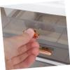 ABOOFAN Desktop Organizer with Transparent Drawers Multi-layer Cosmetic Storage Box for Makeup Jewelry and Stationery Material Amber Yellow Color Space-saving view 3