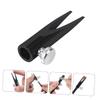 WOONEKY 2pcs Manual Makeup Pencil Sharpener for Eyeliner and Lip Liner Dual-Sided Design Compact and Lightweight for Artists and Students view 3