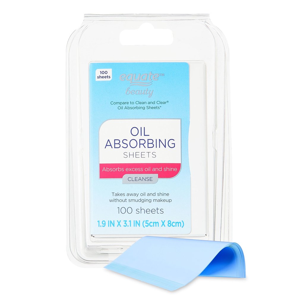 Equate Cleanse Oil Absorbing Sheets, 100 Count and card gift Maker Explorador