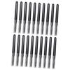 Baluue 20pcs Portable Eyebrow Brushes with Caps Multipurpose Brow and Lash Applicators for Makeup for Home and Beauty Salon Use view 1