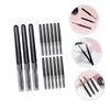 Baluue 20pcs Portable Eyebrow Brushes with Caps Multipurpose Brow and Lash Applicators for Makeup for Home and Beauty Salon Use view 4
