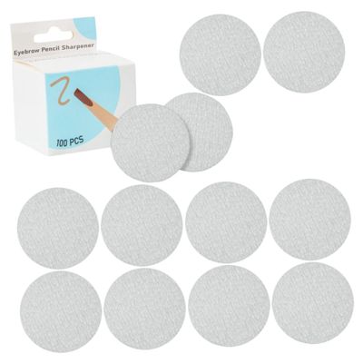 Baluue 100pcs Sandpaper Pencil Tip Sharpeners Sandpaper Pencil Sharpeners for Boys and Girls Eyebrow Sketch Drawing Painting