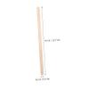 WOONEKY 100pcs Wooden Wax Stick for Hair Removal Cera Applicator Spatula for Eyebrow Shaping view 4