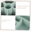PHENOFICE Desktop Rotating Makeup Organizer Large Capacity Storage Container for Cosmetics Rotation Multi-compartment Design Practical and Stylish Makeup Brush Holder view 3