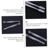 BIUDECO Portable Stamp Tweezer Non-slip Pointed Tweezers for Eyelashes Flat Tip Nipper for Jewelry view 2