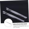 BIUDECO Portable Stamp Tweezer Non-slip Pointed Tweezers for Eyelashes Flat Tip Nipper for Jewelry view 4
