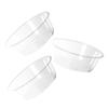Anneome 3pcs Transparent Foot Soak Tub Boy Girl Wash Basin for Bathing Lightweight Plastic Design for Home and Travel Use for Soaking Feet and Face Washing view 1