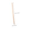 BIUDECO 100pcs Wooden Hair Removal Waxing Sticks Set for Wax Stick Safety Round Edge Design for Waxing and Shaving view 3