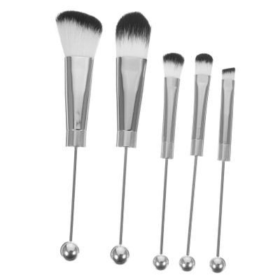HONMEET 5pcs Makeup Brush for Women Professional Eye Shadow Blush and Loose Powder Brushes Soft Bristles Travel-friendly and Design for Easy Application