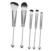 HONMEET 5pcs Makeup Brush for Women Professional Eye Shadow Blush and Loose Powder Brushes Soft Bristles Travel-friendly and Design for Easy Application view 1