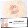 Baluue 12pcs Makeup Powder Puff for Comfortable Application Soft and Gentle Facial Beauty Tools for Women for Loose Powder and Concealer Use view 2