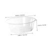 PHENOFICE 3pcs Practical Footbath Versatile Soaking Tub and Wash Basin for Home and Travel view 2