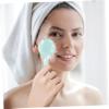 Mikinona 3pcs Silicone Face Scrubbers Manual Facial Cleansing Brush for Gentle Exfoliation Compact and Lightweight Design for Travel Ergonomic Handles for Comfortable Use view 4