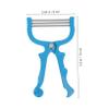 HONMEET 3pcs Manual Facial Hair Remover Epilator for Women Durable and Lightweight Spring Hair Removal Tool Safe Skin-Friendly Design for Travel and Quick Touch-ups Blue view 2