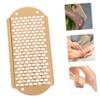 COOLHIYA 3pcs Foot File Ergonomic Hard Skin Remover Multi-use Foot Scraper for Dead Skin Callus Remover Tool for Home and Salon Use Rose Gold view 3