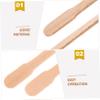 HAPINARY 100pcs Wax Sticks for Hair Removal Wooden Applicators Body Hair Waxing Kit Eyebrow Waxing Personal Care Appliances view 3