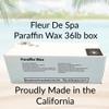 Paraffin Wax Refills 36lb Bulk by FLEUR DE SPA  Made in USA  Infused with Coconut & Jojoba Oils  Professional-Grade, Moisturizing & Soothing for Hands, Feet & Body  Spa & Salon Use view 2