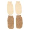 Baluue 4 Pack Bath Gloves Back Scrubbing Mitts Wash Gloves for Shower Bath Exfoliating Mitts for Body Exfoliation view 1