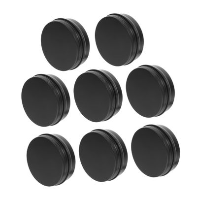 HONMEET 10pcs Aluminum Travel Cream Bottles Leakproof Airtight Toiletry Containers for Cosmetics Sample Jars