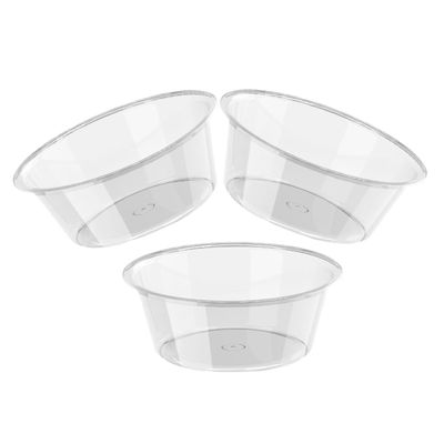 Cabilock 3pcs Footbath Multi-use Boys and Girls Basin Foot Wash Plastic Wash Basin Bathroom Toiletries Storage Dish Washing