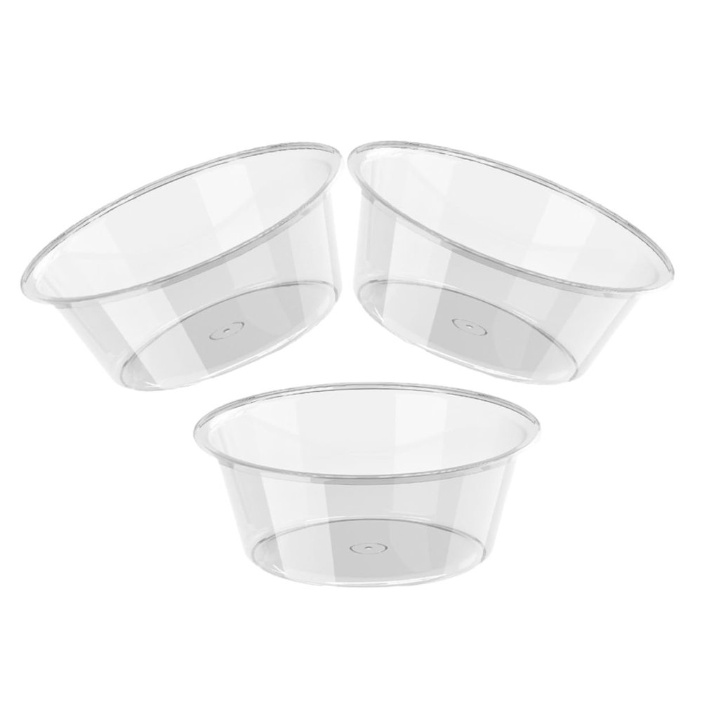 Cabilock 3pcs Footbath Multi-use Boys and Girls Basin Foot Wash Plastic Wash Basin Bathroom Toiletries Storage Dish Washing