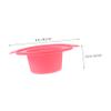 PAMINGONO Mini Wax Warmer Hair Removal Bowl 400ml Silicone Wax Melt Warmer Pot Replacement Liner view 4