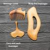Custom Engraved Wooden Gua Sha Set for Face and Body Personalized Self-Care Gift Scalp Massager Anniversary Gift Unique Gift Personalized Gift for Wife Gua Sha Tools Set Scraping Massage Tool view 2
