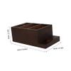 HAPINARY Nail Art Storage Organizer Wooden Manicure Tools Case for Easy Storage of Drill Bits Brushes and Accessories for Salon and Home Use view 3