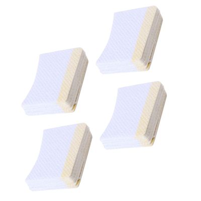 SOESFOUFU Eyelash Cleaning Pads 160pcs Woman Makeup Cushions Soft Arc-Shaped Makeup Pads