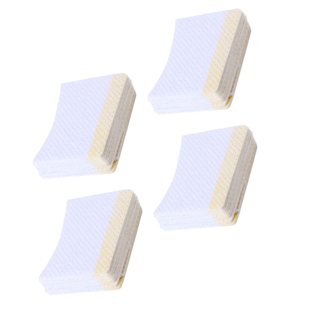 SOESFOUFU Eyelash Cleaning Pads 160pcs Woman Makeup Cushions Soft Arc-Shaped Makeup Pads