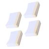 SOESFOUFU Eyelash Cleaning Pads 160pcs Woman Makeup Cushions Soft Arc-Shaped Makeup Pads view 1