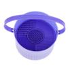 Beatifufu Makeup Brush Cleaner Tool Silicone Bowl Compact and Portable Makeup Organizer for Easy Cleaning and Drying of Brushes and Sponges for Women The Go view 1