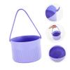 Beatifufu Makeup Brush Cleaner Tool Silicone Bowl Compact and Portable Makeup Organizer for Easy Cleaning and Drying of Brushes and Sponges for Women The Go view 3