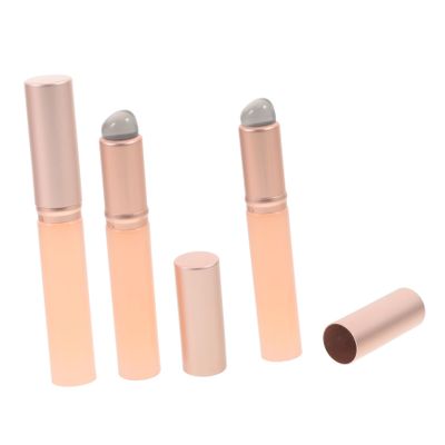 MERRYHAPY 3pcs Reusable Silicone Lip Gloss Applicator Brush Lid Makeup Tool for Lipstick and Gloss Application for Daily Use and Travel