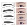 Beatifufu Brow Stencil Kit 8 Styles Eyebrow Templates Makeup Tools for Eye Brows view 1