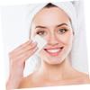 Baluue 100pcs Thick Cotton Makeup Pads Soft and Portable Facial Cleansing Tool for Makeup Removal and Care White view 2