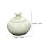 3Pcs Ceramic Makeup Jars Travel Cream Containers Portable Versatile view 3