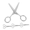 MERRYHAPY 4pcs Stainless Steel Tip Scissors for Eyebrow Nose Hair Beard and Grooming Compact Beauty Trimming Tools for -ups and view 1