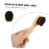 FOMIYES 2pcs Wooden Scrubbing Hand and Fingernail Brush Pig Bristles Dual-Sided Design for Cleaning Compact for Travel and Home Use view 3