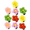 Baluue 12pcs Flower Design Boy Girl Hair Clips Cute Multi-color Accessories for Girls Birthday Headdress for All Hair Styles view 1