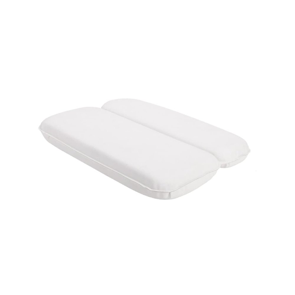 Baluue Pu Bathing Pillow Cups for Neck and Support Soft Sponge Spa Tub Cushion for Relaxing Bath White Bath Pillow for Bathtub Use