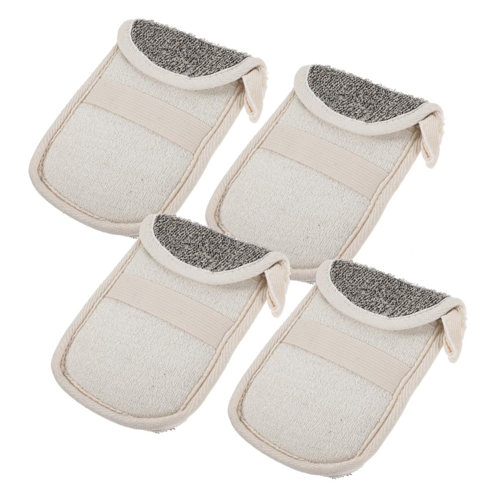 Baluue 4pcs Soap Bag Foaming Net Exfoliating Soap Saver Pouch Soap Holder Net Made of Safe Material Easy to Use and Hang